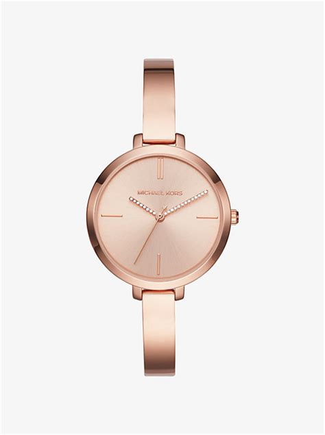 michael kors jaryn crystal rose gold|Michael Kors Women's Jaryn Stainless Steel Japanese.